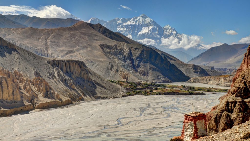 Kali Gandaki River during upper Mustang trek