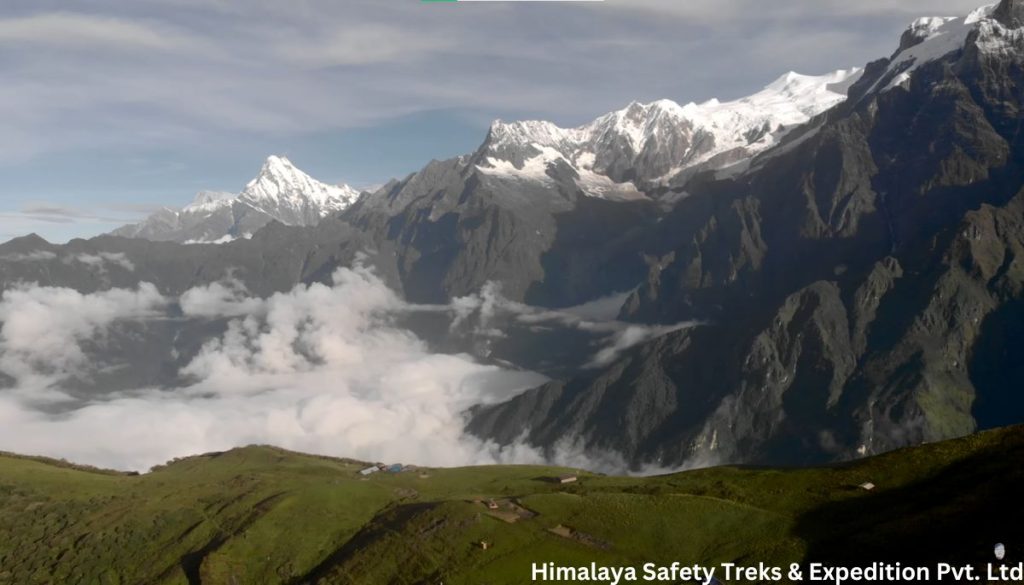 Beautiful view of the mountain seen from the kori hill